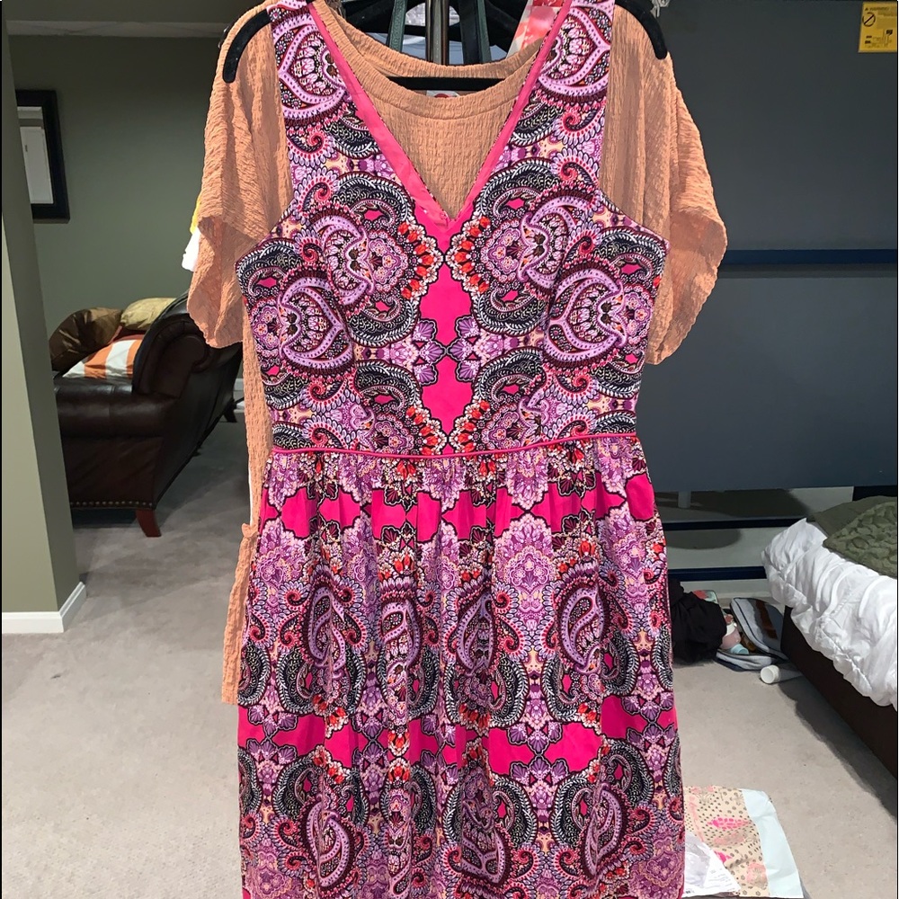 Maggy London Tea Length Dress